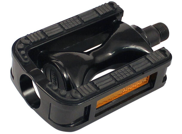 Union SP-812 Standard Pedal 9/16", Sort, Alu m/non-slip TPE 