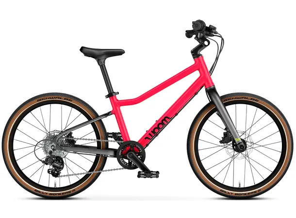 Woom Explore 4 20" Barnesykkel LTD - Neon Pink 