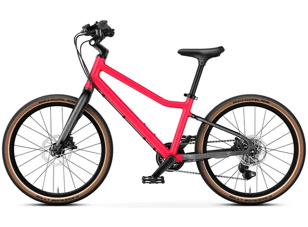 Woom Explore 4 20" Barnesykkel LTD - Neon Pink 