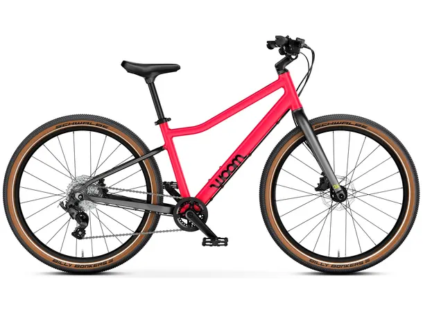 Woom Explore 5 24" Barnesykkel LTD - Neon Pink 