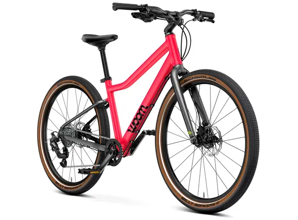 Woom Explore 5 24" Barnesykkel LTD - Neon Pink 