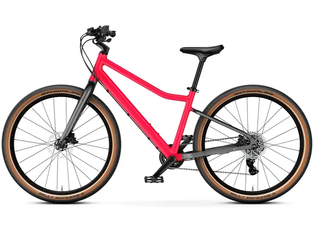Woom Explore 5 24" Barnesykkel LTD - Neon Pink 