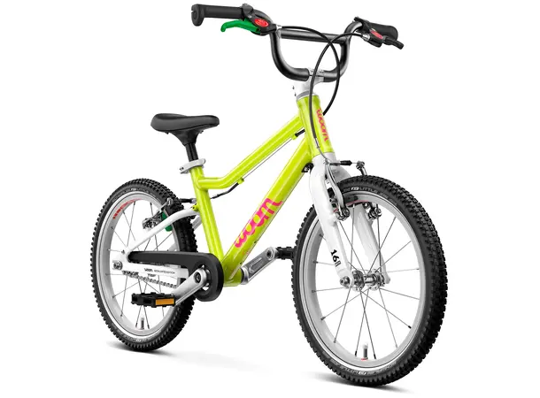 Woom Go 3 16" Barnesykkel LTD - Neon Lime 