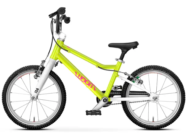 Woom Go 3 16" Barnesykkel LTD - Neon Lime 
