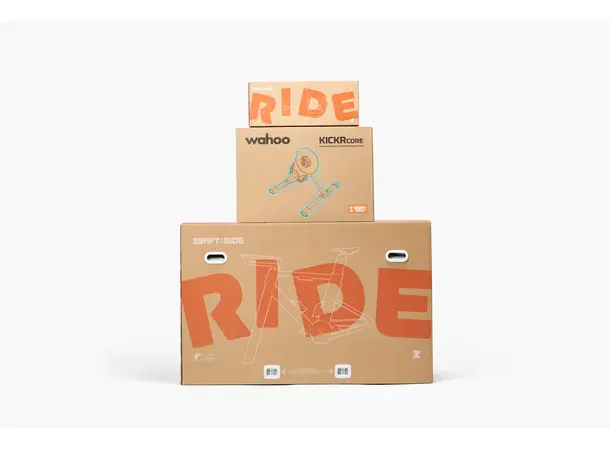 Zwift Ride pakke, Ramme + Kickr rulle Suveren innetreningspakke! 