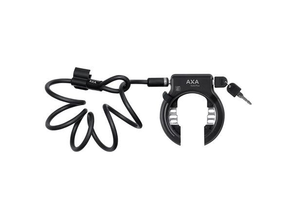 AXA Solid Plus + Newton 150 Plug In Nøkkel, Lås + Wire 