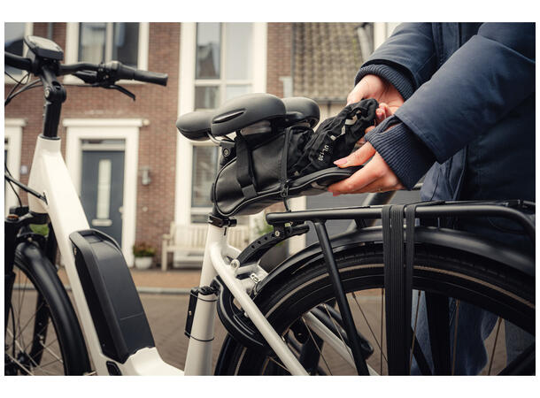 AXA ULC Plug In Kjetting med Veske Med Veske, 130cm med loop 