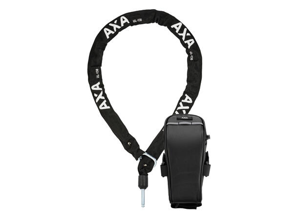 AXA ULC Plug In Kjetting med Veske Med Veske, 130cm med loop 