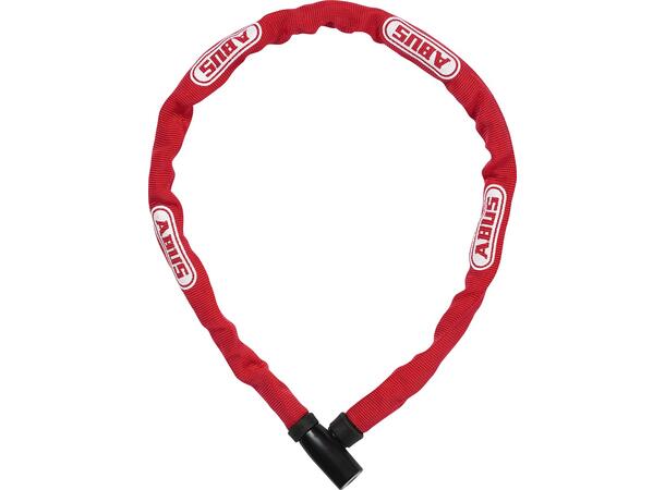 Abus 4804K Steel O Chain Kjettinglås Rød, Nøkkel, 75cm, Level 4 