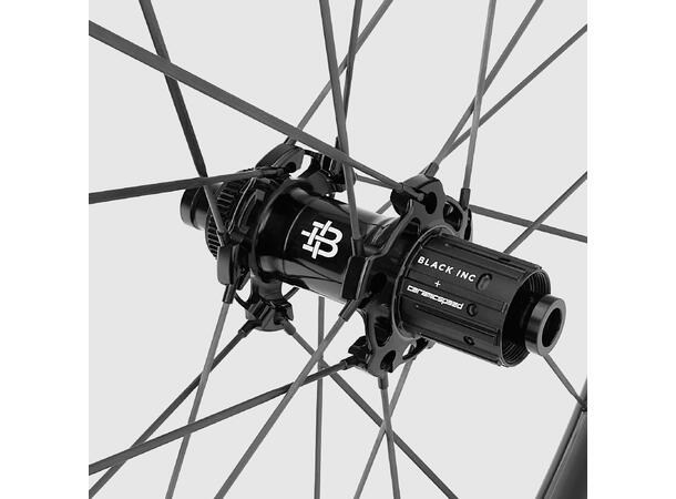 Black Inc 48/58 hjulsett, Sort, Shimano Clincher, CeramicSpeed 