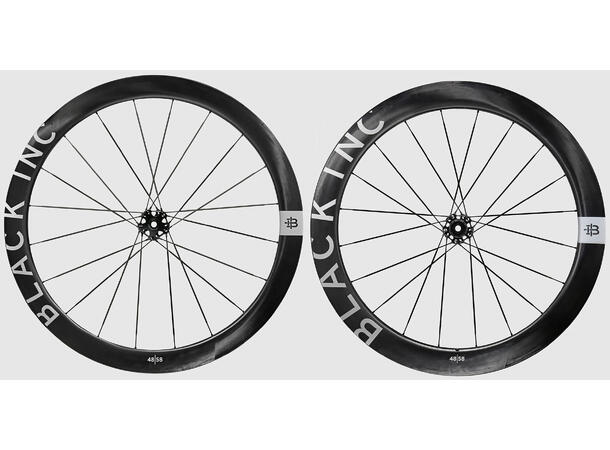 Black Inc 48/58 hjulsett, Sølv, XDR Clincher, CeramicSpeed 