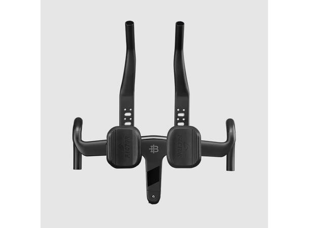 Black Inc Aero Carbon Styrestem + bøyle 360 x 140 mm 
