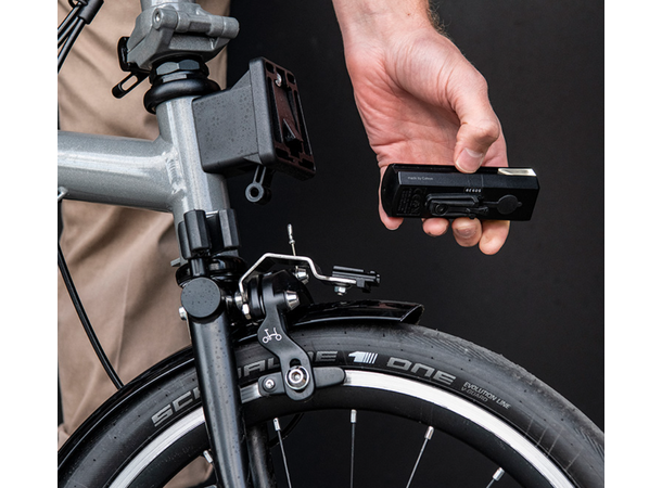 Brompton 500lm Frontlys LED, Oppladbar, 500 lumens 