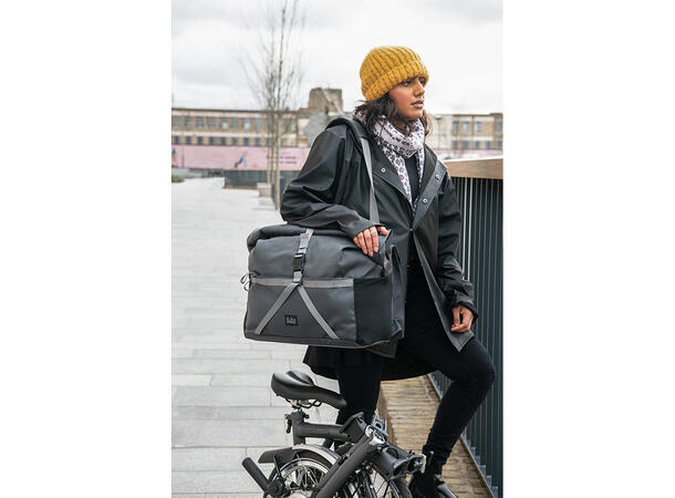Brompton Borough L Veske Vannavvisende, med ramme, Dark Grey 