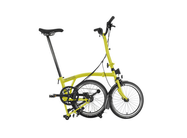 Brompton H2L Sammenleggbar sykkel 2 gir, 11.35kg, Yuzu Lime 