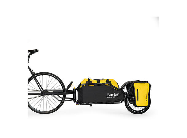 Burley Coho Vanntett Bag 75L, Gul/Sort 
