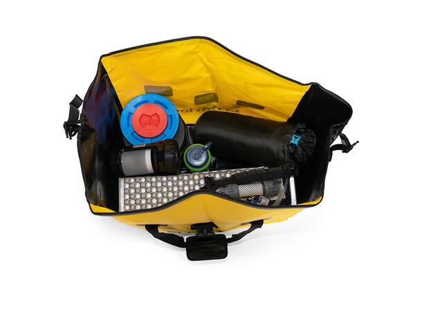 Burley Coho Vanntett Bag 75L, Gul/Sort 