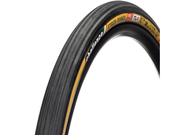 Challenge Strada Bianca Pro H-TLR Black/Tan, 700x36, Handmade TLR 