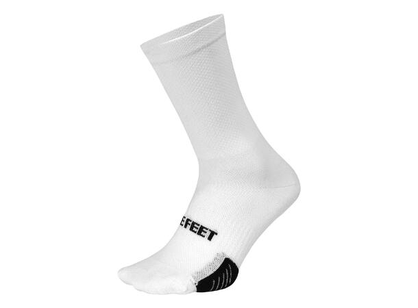 DeFeet Cyclisimo 6" Sokker Hvit, M 