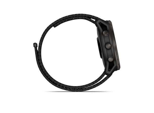 Garmin Enduro 3 Karbongrå DLC-titan, sort UltraFit-nylon 