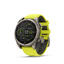 Garmin Fenix 8, 47 mm, Solar Sapphire, Titan gul/grafittfarget rem