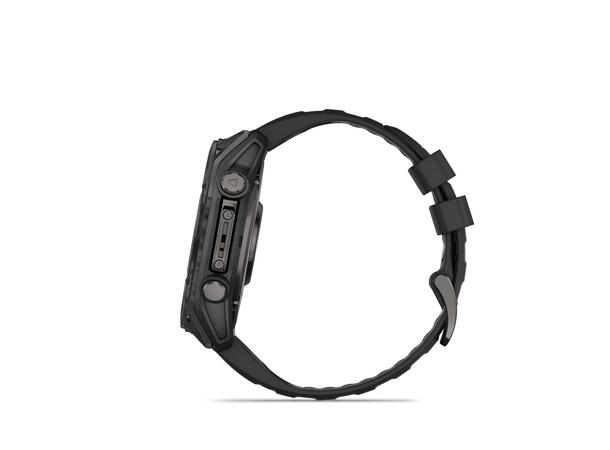 Garmin Fenix 8, 51 mm Sapphire, Karbongrå DLC-Titan 