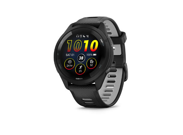 Garmin Forerunner 265, Sort/Whitestone WiFi, GPD, EU/PAC, Sort 