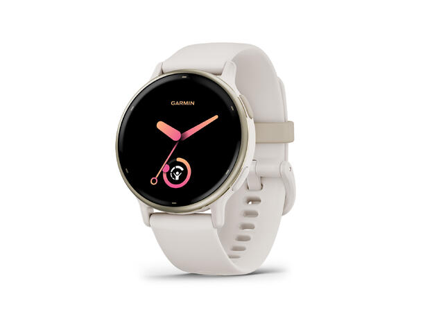 Garmin vivoactive 5 Elfenbensfarget og Cream Gold 