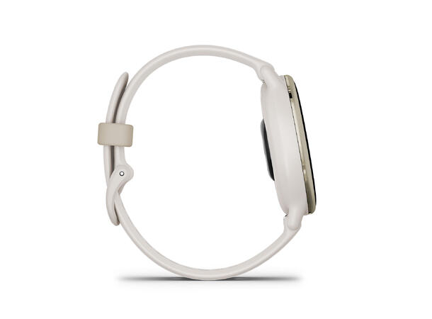 Garmin vivoactive 5 Elfenbensfarget og Cream Gold 