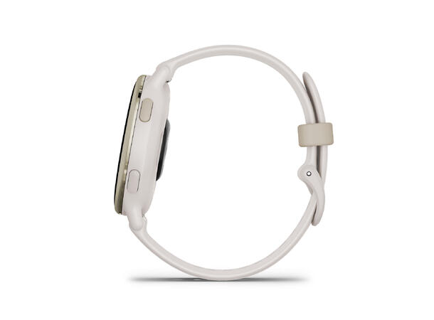 Garmin vivoactive 5 Elfenbensfarget og Cream Gold 