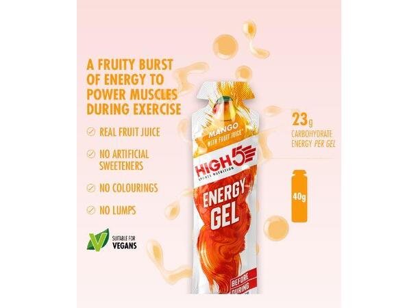 High5 EnergyGel Taster Pack 8 pk, 40gr 