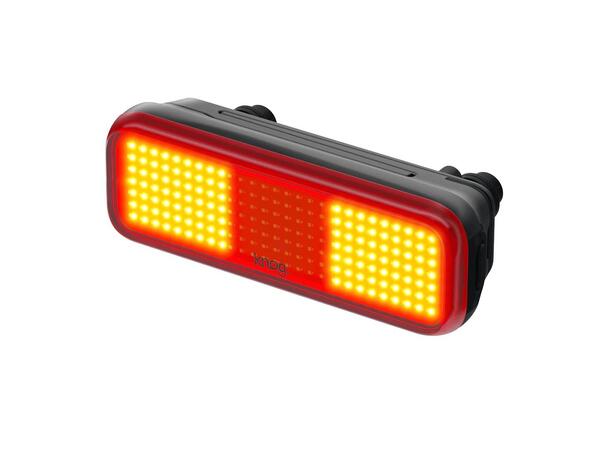 Knog Blinder Link Baklys 100 lumen, bagasjebrett feste, 74g 