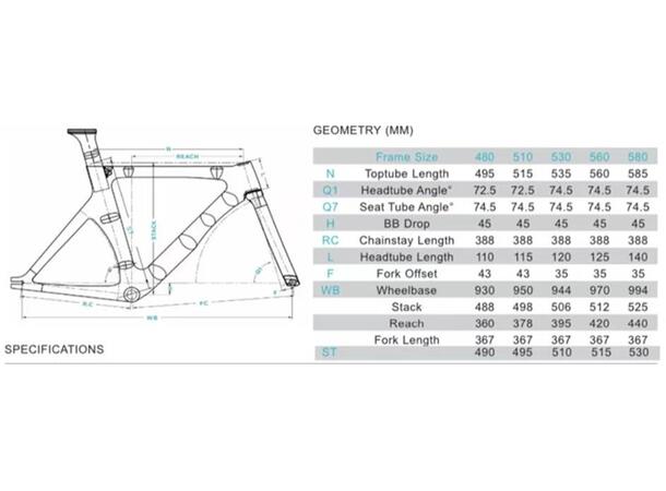 Moda Fuga Bane Rammekit 56 