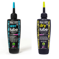 Muc-Off Twin Pack Dry/Wet Lube 2x120ml Dryppflasker 1 x Dry og 1 x Wet