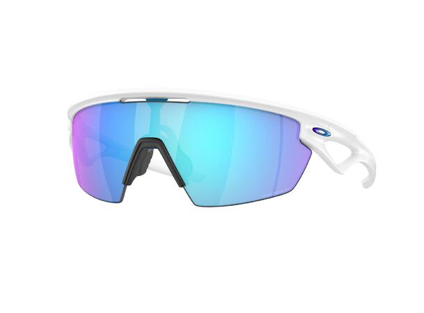 Oakley Sphaera Prizm Sapphire Polarized Matte White 