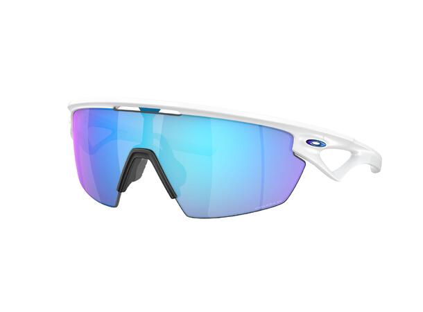 Oakley Sphaera Prizm Sapphire Polarized Matte White 