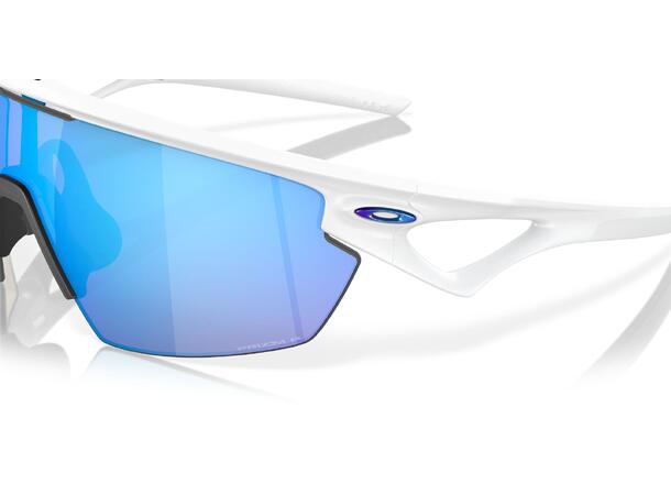 Oakley Sphaera Prizm Sapphire Polarized Matte White 