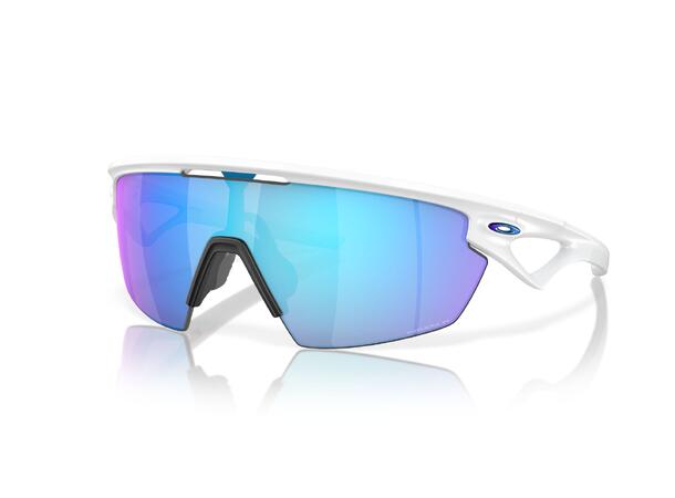 Oakley Sphaera Prizm Sapphire Polarized Matte White 