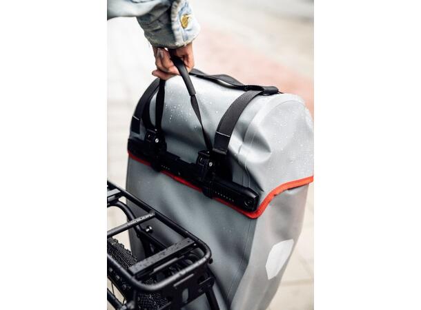 Ortlieb Bike Packer Original Sykkelveske Alu Grey, 20L, QL 2.1 