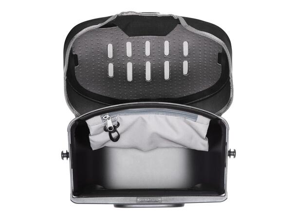 Ortlieb Ultimate Six Plus Styreveske Granite/Black, 5 L, 13,5x24x13 cm 