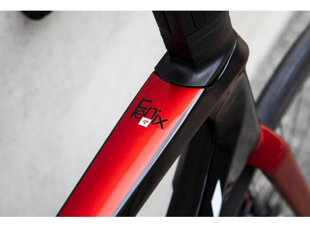 Ridley Fenix SLiC Disc, Sort/Candy Rød XL 