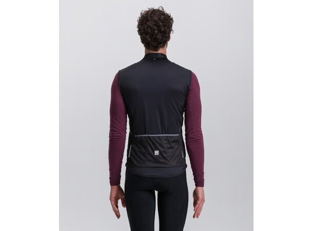 Santini Nebula Tynn Vest Sort 3XL 