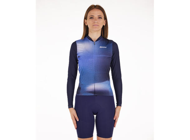 Santini Ombra Unisex Langermet trøye Blå L 