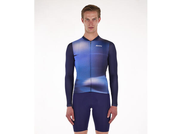 Santini Ombra Unisex Langermet trøye Blå 2XL 