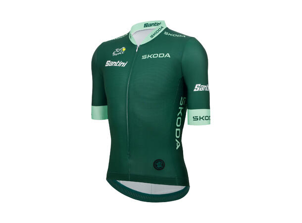 Santini Tour de France Ledertrøye Grønn XL 