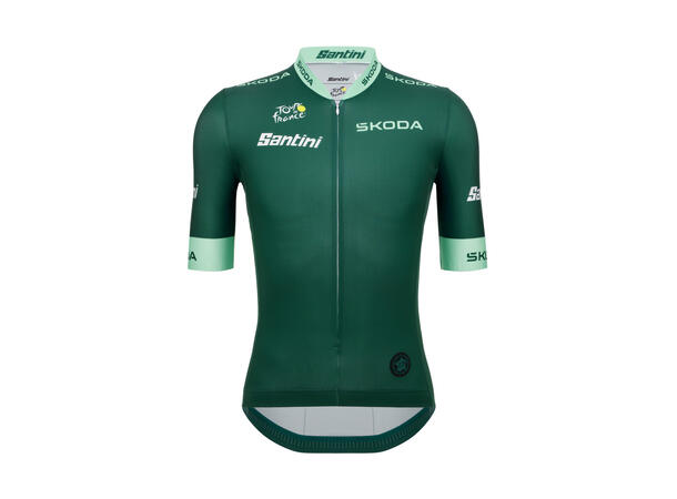 Santini Tour de France Ledertrøye Grønn XL 