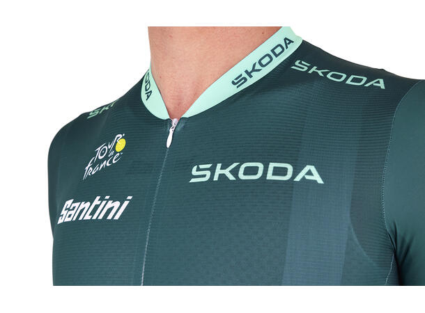 Santini Tour de France Ledertrøye Grønn XL 