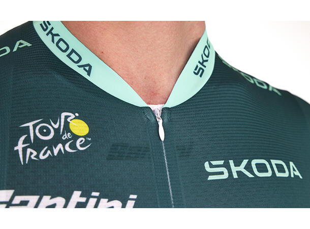 Santini Tour de France Ledertrøye Grønn XL 