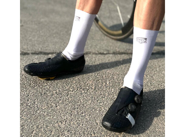 Spatzwear Aero Sokz Sykkelsokker Hvit S-M 