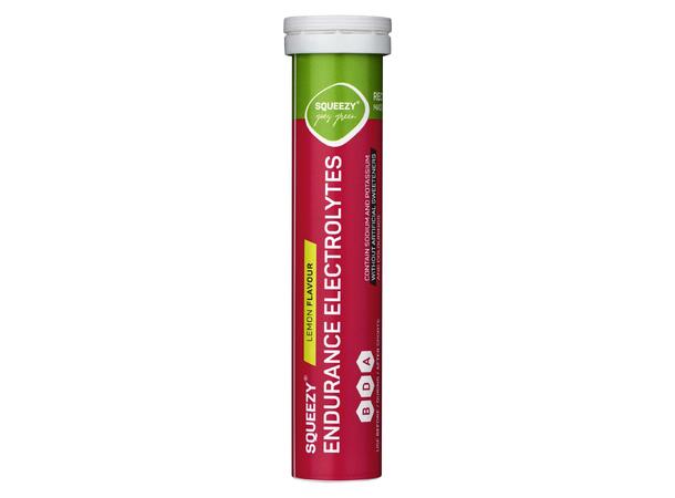 Squeezy Endurance Elektrolytt tabletter 20 x 4 g, Sitronsmak 